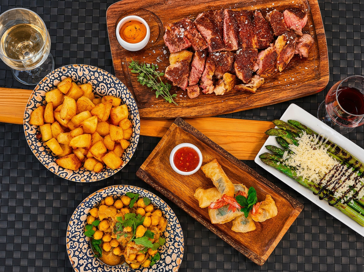 Tabla de entrecote a la parrilla